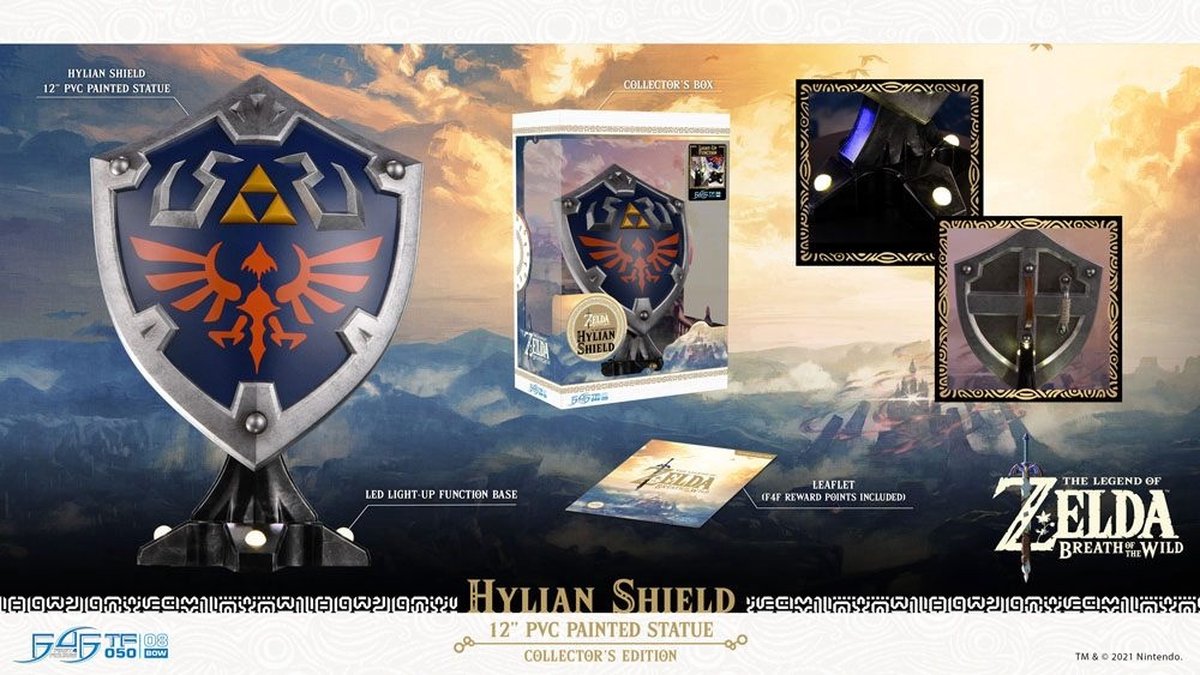 ZELDA - Hylian Shield COLLECTOR Edition - Statue PVC 29cm