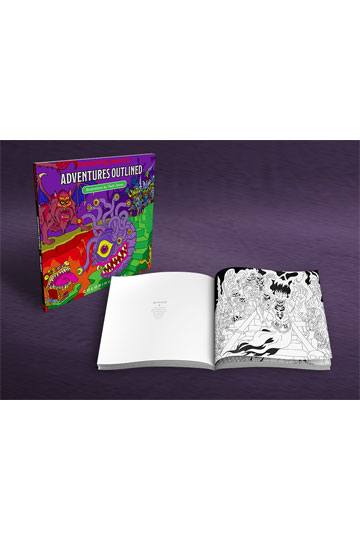 Dungeons & Dragons Adventures Outlined Coloring Book