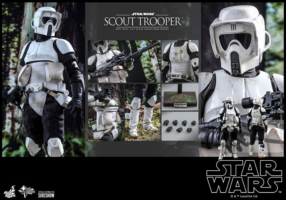 Star Wars Episode VI Action Figure 1/6 Scout Trooper 30 cm