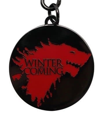 GAME OF THRONES - Metal KeyChain - WINTER IS COMING