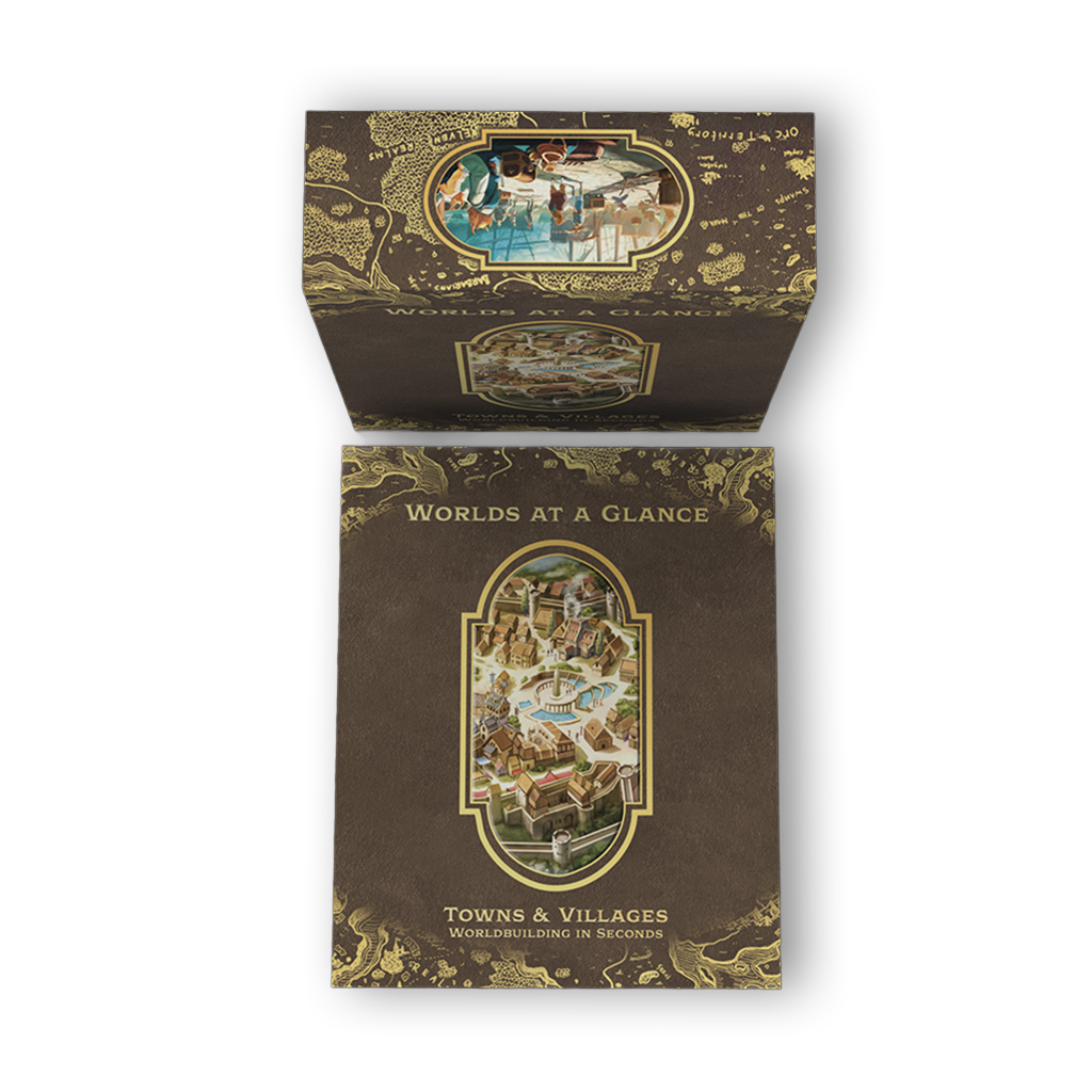 Game Master Worlds - Worlds at a Glance: Towns & Villages (Hardcover)