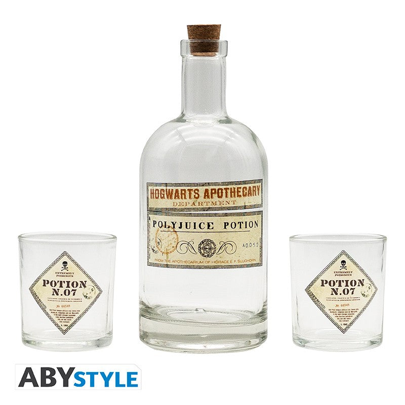 Harry Potter  - Bottle and glasses Set - Potion