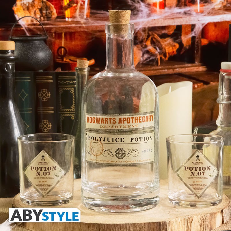 Harry Potter  - Bottle and glasses Set - Potion