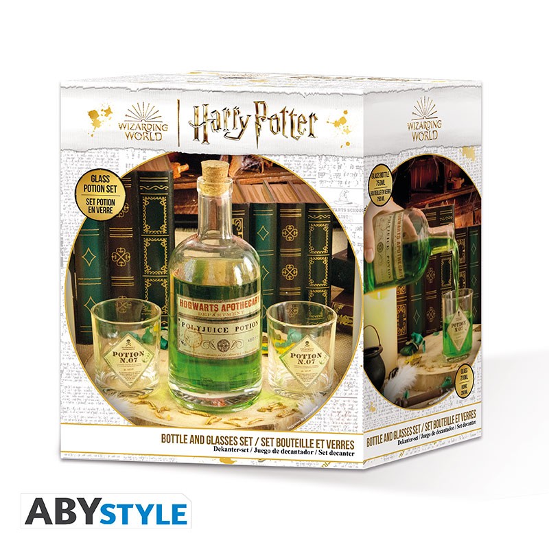 Harry Potter  - Bottle and glasses Set - Potion