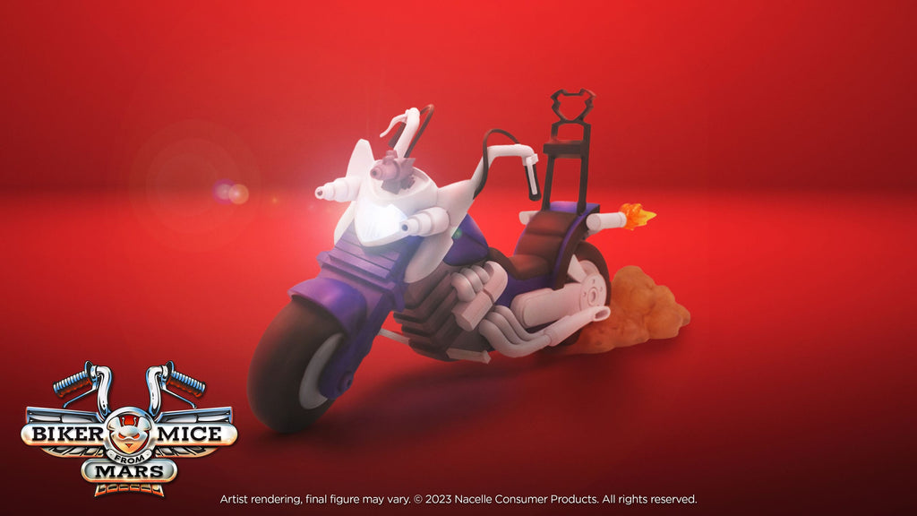 Biker Mice From Mars Vehicle Throttle's Martian Monster Bike 23 cm