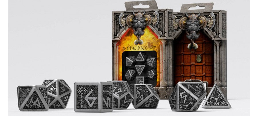 Metal Dwarven Dice Set