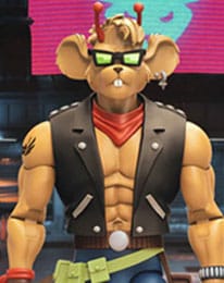 Biker Mice From Mars Action Figure Throttle 18 cm