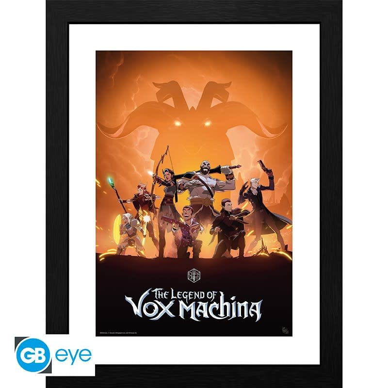 THE LEGEND OF VOX MACHINA - Framed print Key Art (30x40)