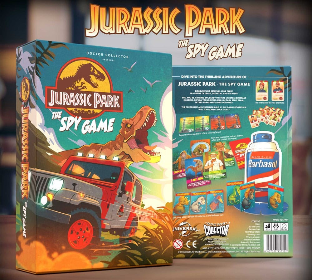 Jurassic Park Hidden Role Game The Spy Game