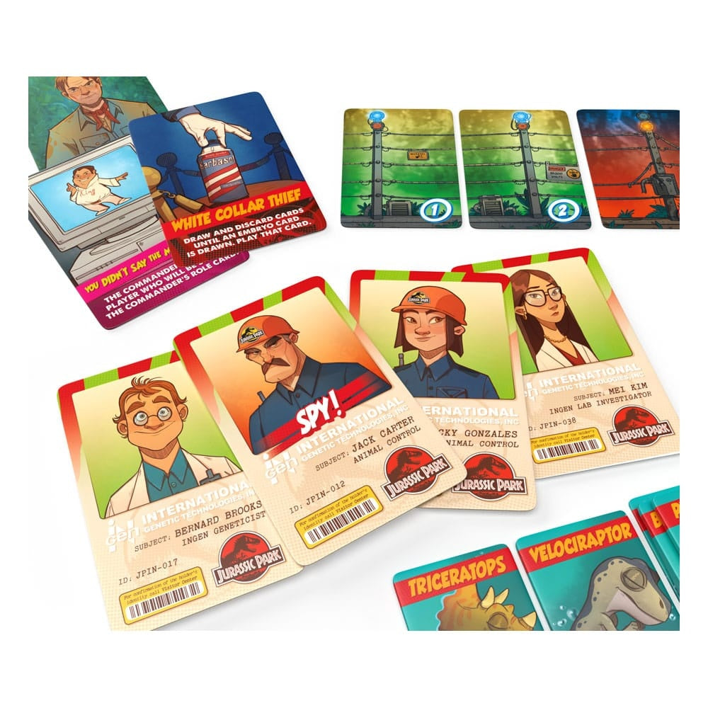 Jurassic Park Hidden Role Game The Spy Game