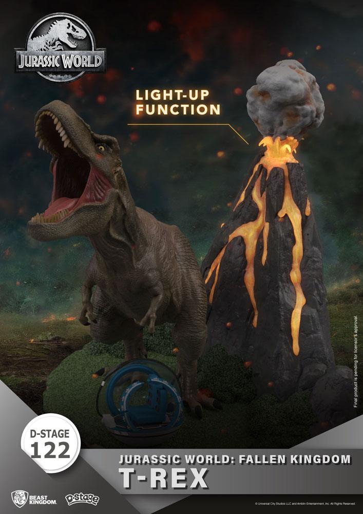 Jurassic World: Fallen Kingdom D-Stage PVC Diorama T-Rex 13 cm – afbeelding 2