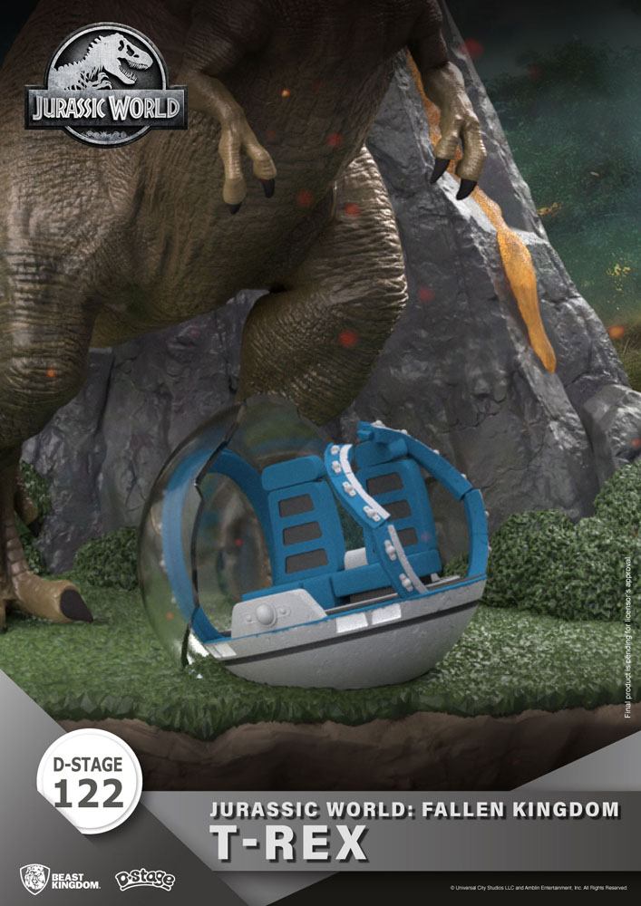 Jurassic World: Fallen Kingdom D-Stage PVC Diorama T-Rex 13 cm – afbeelding 4