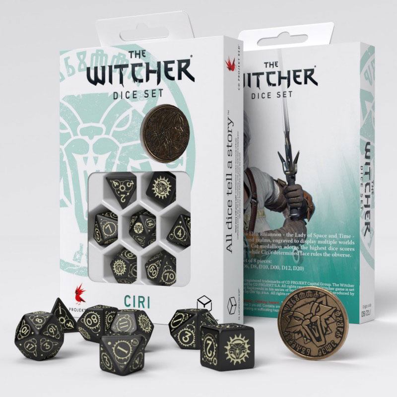 The Witcher Dice Set Ciri The Zireael