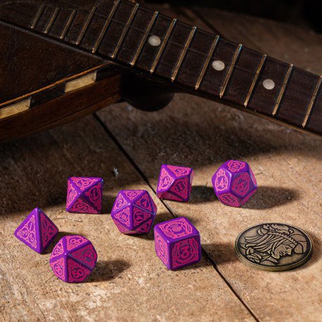 The Witcher Dice Set Dandelion The Conqueror of Hearts