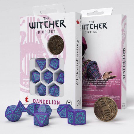 The Witcher Dice Set Dandelion Half a Century of Poetry